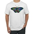thumbnail image 1 of Wild Bobby, Colorful Rainbow Pomeranian Dog Animal Lover Men's Graphic T-Shirt, White, 3XL, 1 of 3