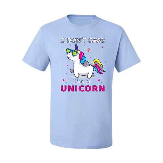 Wild Bobby, Colorful Rainbow Rabbit Animal Lover Men's Graphic T-Shirt, Fuschia, Small