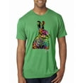 thumbnail image 1 of Wild Bobby, Colorful Rainbow Rabbit Animal Lover Mens Premium Tri Blend T-Shirt, Envy, Small, 1 of 3