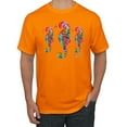 thumbnail image 1 of Wild Bobby, Colorful Rainbow Seahorses Animal Lover Men's Graphic T-Shirt, Orange, 5XL, 1 of 3