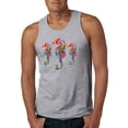 thumbnail image 1 of Wild Bobby, Colorful Rainbow Seahorses Animal Lover Mens Graphic Tank Top, Heather Grey, X-Large, 1 of 3