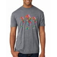 thumbnail image 1 of Wild Bobby, Colorful Rainbow Seahorses Animal Lover Mens Premium Tri Blend T-Shirt, Premium Heather, Small, 1 of 3