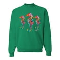 thumbnail image 1 of Wild Bobby, Colorful Rainbow Seahorses Animal Lover Unisex Crewneck Graphic Sweatshirt, Kelly, 2XL, 1 of 3