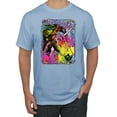 thumbnail image 1 of Wild Bobby, Colorful Rainbow Unicorn Animal Lover Men's Graphic T-Shirt, Light Blue, Large, 1 of 3