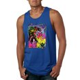 thumbnail image 1 of Wild Bobby, Colorful Rainbow Unicorn Animal Lover Mens Graphic Tank Top, Royal, X-Large, 1 of 3