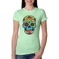 thumbnail image 1 of Wild Bobby, Colorful Rainbow Unicorn Animal Lover Womens Slim Fit Junior Tee, Mint, X-Large, 1 of 3