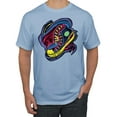 thumbnail image 1 of Wild Bobby, Colorful Sneakers Chucks Streetwear Men's Graphic T-Shirt, Light Blue, 4XL, 1 of 3