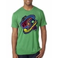thumbnail image 1 of Wild Bobby, Colorful Sneakers Chucks Streetwear Mens Premium Tri Blend T-Shirt, Envy, Small, 1 of 3