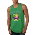 thumbnail image 1 of Wild Bobby, Colorful Softball Girl, Sports, Men Graphic Tank Top, Kelly, Small, 1 of 5
