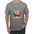 thumbnail image 1 of Wild Bobby, Colorful Softball Girl, Sports, Men Graphic Tee, Heather Grey, 5X-Large, 1 of 5