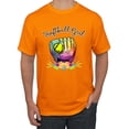 thumbnail image 1 of Wild Bobby, Colorful Softball Girl, Sports, Men Graphic Tee, Orange, X-Large, 1 of 5