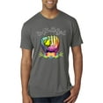 thumbnail image 1 of Wild Bobby, Colorful Softball Girl, Sports, Men Premium Tri Blend Tee, Dark Heather, Medium, 1 of 5