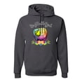 thumbnail image 1 of Wild Bobby, Colorful Softball Girl, Sports, Unisex Graphic Hoodie Sweatshirt, Charcoal, Medium, 1 of 5