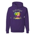 thumbnail image 1 of Wild Bobby, Colorful Softball Girl, Sports, Unisex Graphic Hoodie Sweatshirt, Purple, Small, 1 of 5