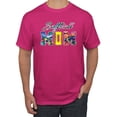 thumbnail image 1 of Wild Bobby, Colorful Softball Mom, Mother's Day, Men Graphic T-Shirt, Fuschia, Medium, 1 of 3