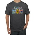 thumbnail image 1 of Wild Bobby, Colorful Softball Mom, Mother's Day, Men Graphic T-Shirt, Heather Black, 4XL, 1 of 3