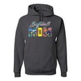 thumbnail image 1 of Wild Bobby, Colorful Softball Mom, Mother's Day, Unisex Graphic Hoodie Sweatshirt, Charcoal, 2XL, 1 of 3