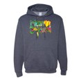 thumbnail image 1 of Wild Bobby, Colorful Tennis Mom Squad, Sports, Unisex Graphic Hoodie Sweatshirt, Vintage Heather Navy, Medium, 1 of 4
