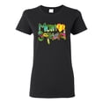 thumbnail image 1 of Wild Bobby, Colorful Tennis Mom Squad, Sports, Women Graphic Tee, Black, Small, 1 of 4