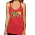 thumbnail image 1 of Wild Bobby, Colorful Tennis Mom Squad, Sports, Women Tri-Blend Racerback Tank Top, Vintage Red, Large, 1 of 4