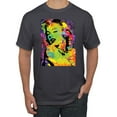 thumbnail image 1 of Wild Bobby, Colorful Woman Marilyn Monroe Pop Culture Men's Graphic T-Shirt, Charcoal, 3XL, 1 of 3