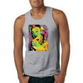 thumbnail image 1 of Wild Bobby, Colorful Woman Marilyn Monroe Pop Culture Mens Graphic Tank Top, Heather Grey, 3XL, 1 of 3