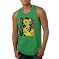 thumbnail image 1 of Wild Bobby, Colorful Woman Marilyn Monroe Pop Culture Mens Graphic Tank Top, Kelly, 3XL, 1 of 3