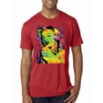 thumbnail image 1 of Wild Bobby, Colorful Woman Marilyn Monroe Pop Culture Mens Premium Tri Blend T-Shirt, Vintage Red, X-Large, 1 of 3