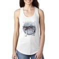 thumbnail image 1 of Wild Bobby Full Moon Cute Arctic Mountain Snow Dire Wolf Women Racerback Tank Top, 1 of 5