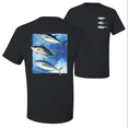 thumbnail image 1 of Wild Bobby, Cool Skipjack Bluefin Albacore Tuna Fish Trio Fishing Graphic T-Shirt, 1 of 1