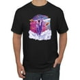 thumbnail image 1 of Wild Bobby, Cosmic Pug Riding Alpacacorn with Laser Eyes, Animal Lover, Men Graphic Tees, Black, Small, 1 of 3