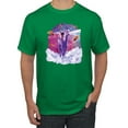 thumbnail image 1 of Wild Bobby, Cosmic Pug Riding Alpacacorn with Laser Eyes, Animal Lover, Men Graphic Tees, Kelly, 3XL, 1 of 3