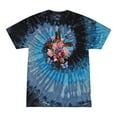 thumbnail image 1 of Wild Bobby, Cross with Flowers and Butterflies, Inspirational/Christian, Tie-Dye Tees, Evening Sky, Small, 1 of 3