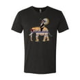 thumbnail image 1 of Wild Bobby, Cute Colorful Elephant Squirrel Mosaic, Animal Lover, Men Premium Tri Blend Tee, Vintage Black, Small, 1 of 4