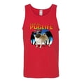 thumbnail image 1 of Wild Bobby, Cute Pug Life Living, Animal Lover, Men Graphic Tank Top, Red, Large, 1 of 4