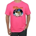 thumbnail image 1 of Wild Bobby, Cute Pug Life Living, Animal Lover, Men Graphic Tee, Neon Pink, 3X-Large, 1 of 4