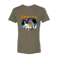 thumbnail image 1 of Wild Bobby, Cute Pug Life Living, Animal Lover, Men Premium Tri Blend Tee, Military Green, Large, 1 of 4