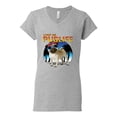 thumbnail image 1 of Wild Bobby, Cute Pug Life Living, Animal Lover, Women Standard V-Neck Tee, Heather Grey, Small, 1 of 4