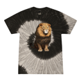 thumbnail image 1 of Wild Bobby, Cute Sitting African Lion Animal Lover Tie-Dye T-Shirt, 1 of 1