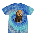 thumbnail image 1 of Wild Bobby, Cute Sitting African Lion Animal Lover Tie-Dye T-Shirt, 1 of 1