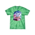 thumbnail image 1 of Wild Bobby, Cute Trippy Space Cat Riding Pizza, Animal Lover, Tie-Dye Tees, Spiral Kelly, Large, 1 of 3