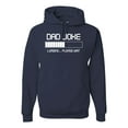 thumbnail image 1 of Wild Bobby,Dad Joke Loading Hilarious Funny Dad Granpa Daddy, Father's Day, Unisex Graphic Hoodie Sweatshirt, Navy, 2XL, 1 of 3