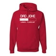 thumbnail image 1 of Wild Bobby, Dad Joke Loading Hilarious Funny Dad Granpa Daddy Fathers Day Gift | Mens Father's Day Hooded Sweatshirt Graphic Hoodie, Red, Medium, 1 of 4
