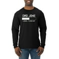 thumbnail image 1 of Wild Bobby, Dad Joke Loading Hilarious Funny Dad Granpa Daddy Fathers Day Gift | Mens Father's Day Long Sleeve T-Shirt, Black, Small, 1 of 4
