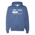 thumbnail image 1 of Wild Bobby, Dad Joke Loading Hilarious Funny Dad Granpa Daddy Fathers Day Gift | Mens Father's Day Hooded Sweatshirt Graphic Hoodie, Vintage Heather Blue, 2XL, 1 of 4