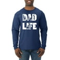 thumbnail image 1 of Wild Bobby,Dad Life Kids Father Husband Best Dad Gift, Father's Day, Men Long Sleeve Shirt, Navy, 3XL, 1 of 3