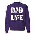 thumbnail image 1 of Wild Bobby,Dad Life Kids Father Husband Best Dad Gift, Father's Day, Unisex Crewneck Graphic Sweatshirt, Purple, Small, 1 of 3