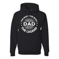 thumbnail image 1 of Wild Bobby,Dad Man Myth Legend Funny Dad Uncle Papa Granpa Dad Gift, Father's Day, Unisex Graphic Hoodie Sweatshirt, Black, Small, 1 of 3