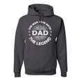 thumbnail image 1 of Wild Bobby,Dad Man Myth Legend Funny Dad Uncle Papa Granpa Dad Gift, Father's Day, Unisex Graphic Hoodie Sweatshirt, Charcoal, Medium, 1 of 3