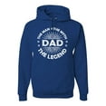 thumbnail image 1 of Wild Bobby,Dad Man Myth Legend Funny Dad Uncle Papa Granpa Dad Gift, Father's Day, Unisex Graphic Hoodie Sweatshirt, Royal, 3XL, 1 of 3